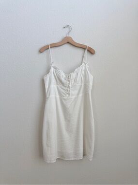 cotton on white mini dress